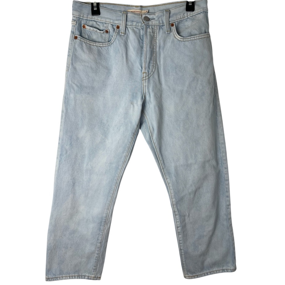 Levi's Women's Wedgie Straight Leg Ankle Jeans Light Wash
